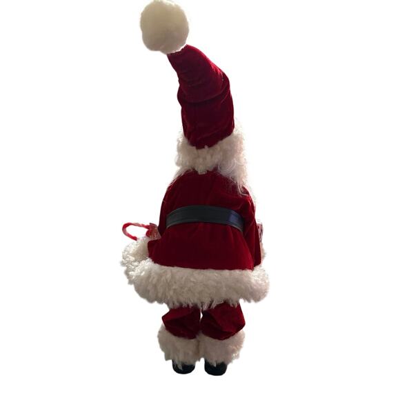 Santa claus carring presents, bent over trying to place the presents18” tall NWT - Picture 3 of 6